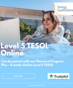 Online Level 5  - 4 Weeks TESOL Course $650
