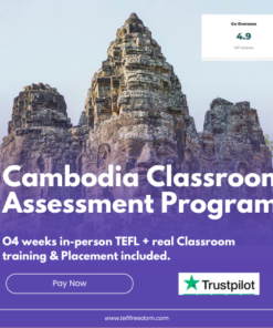 Cambodia Assessment Program $1,395 USD Pay Deposit of