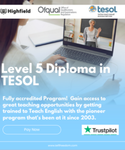 Promise -  120-hour TEFL Certificate for In-Person